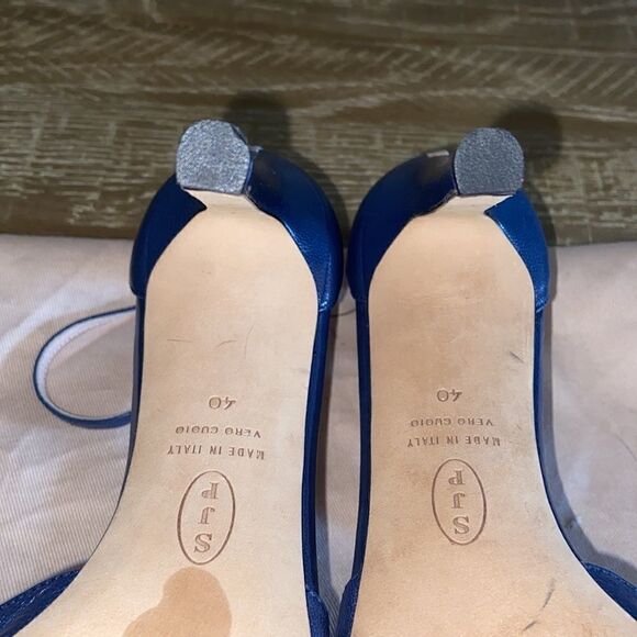 SJP Tanny Blue Mary Jane 4” Heels - Picture 10 of 16